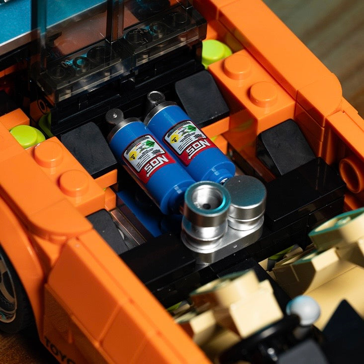 BrickCars Versandkarton als Geschenk verpackt
